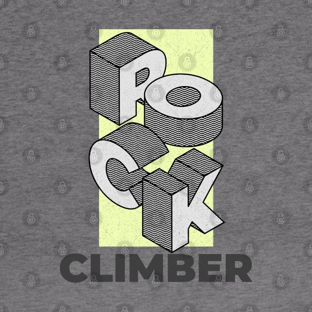 Rock Climber Neon by Low Gravity Prints